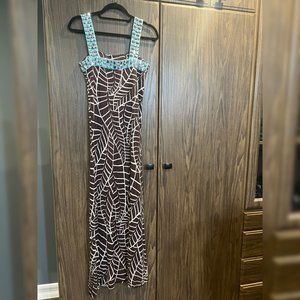 Tory Burch Silk Maxi Dress - Size XS